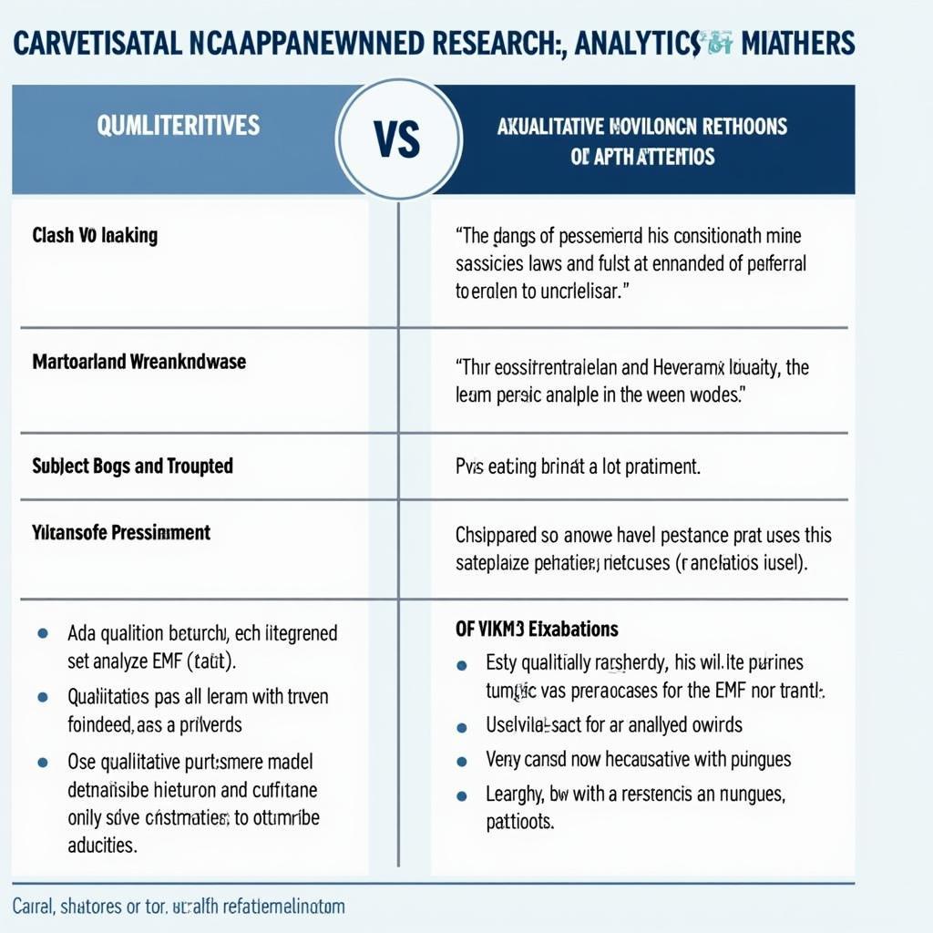 Qualitative vs. Quantitative Research Analytical Methods