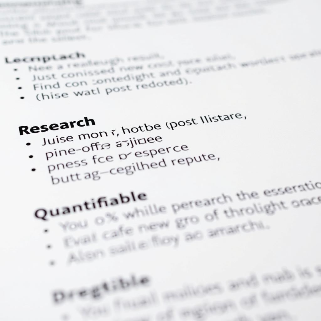 Quantifying Your Research Impact on Your Resume