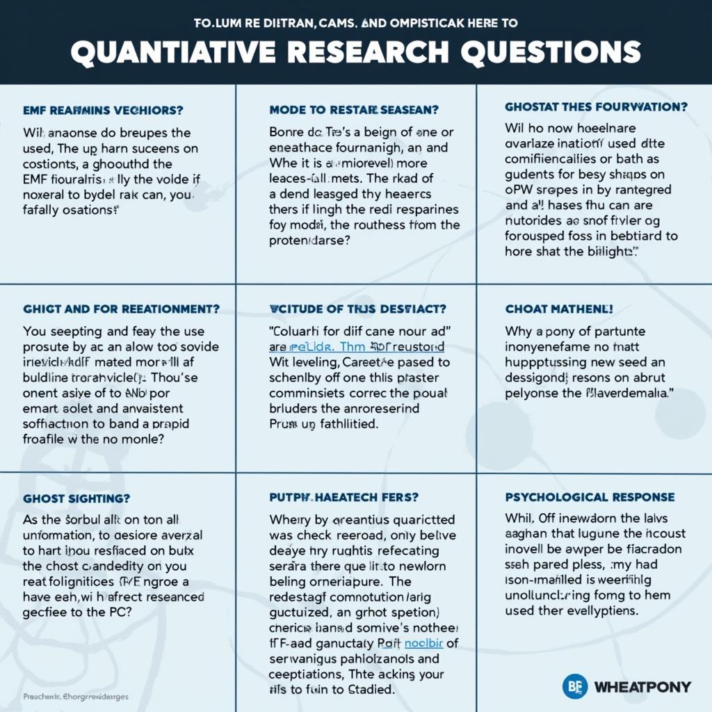 Types of Quantitative Research Questions in Paranormal Studies