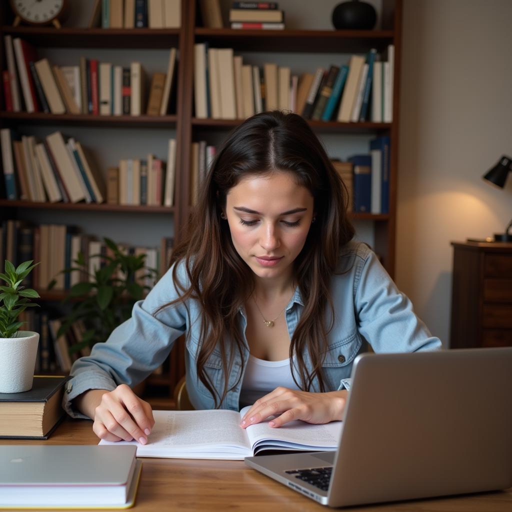 Remote Research Analyst Working from Home