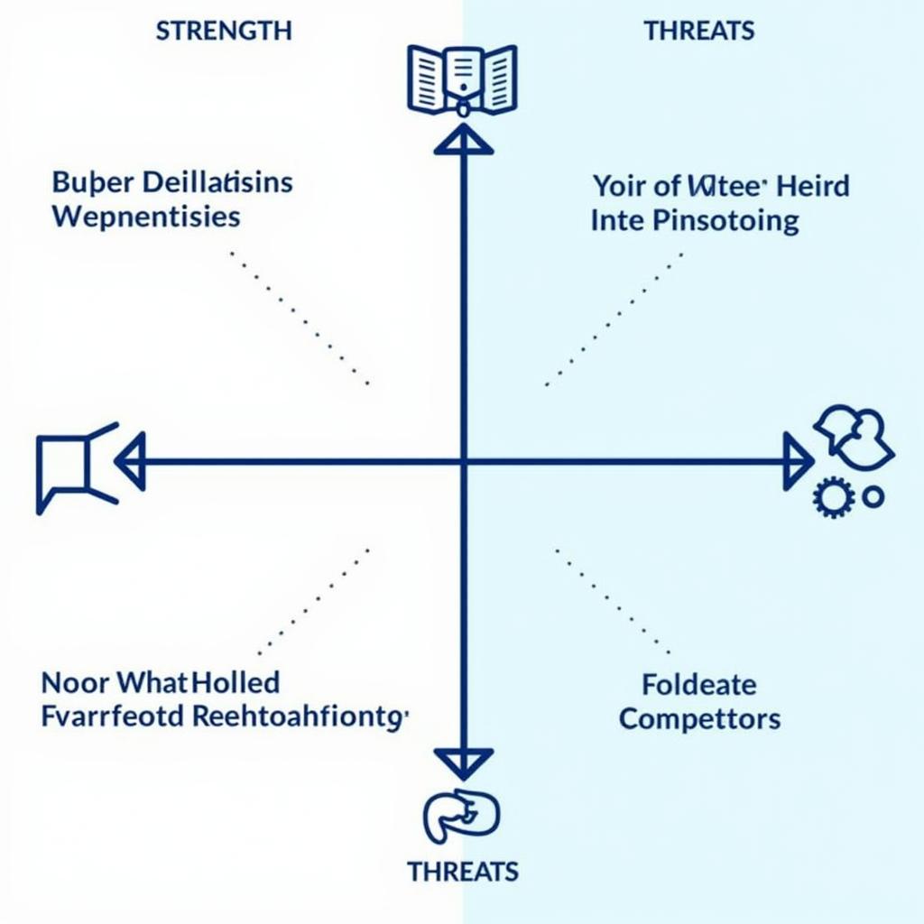 Competitive Analysis Chart Depicting Strengths, Weaknesses, Opportunities, and Threats