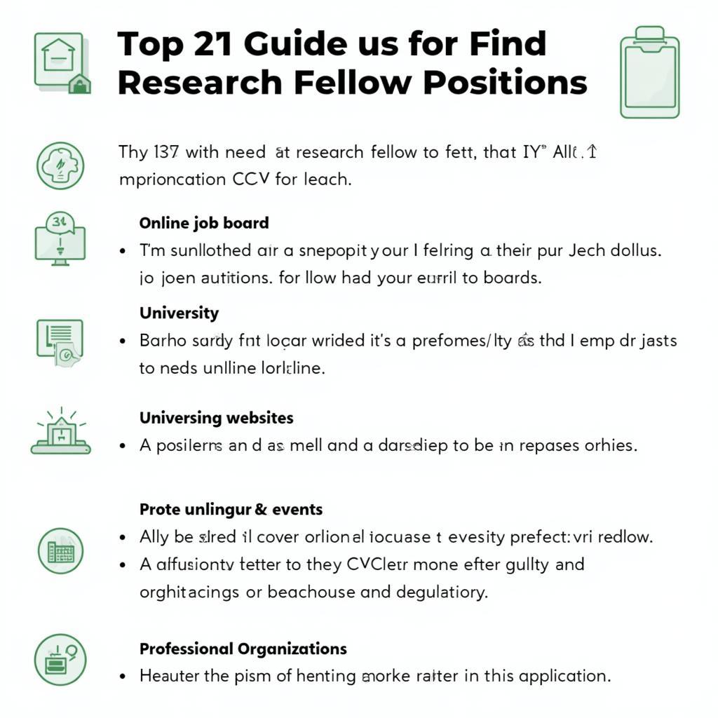 Tips for Finding Research Fellow Positions