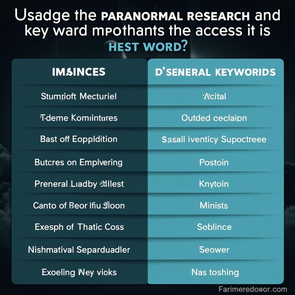 Research Flyer Keyword Optimization Tips