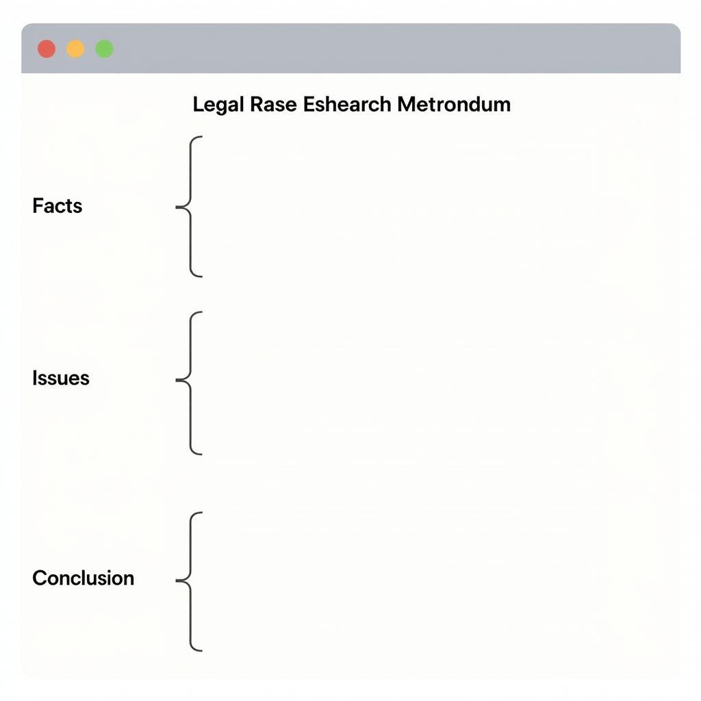 Research Memorandum Structure