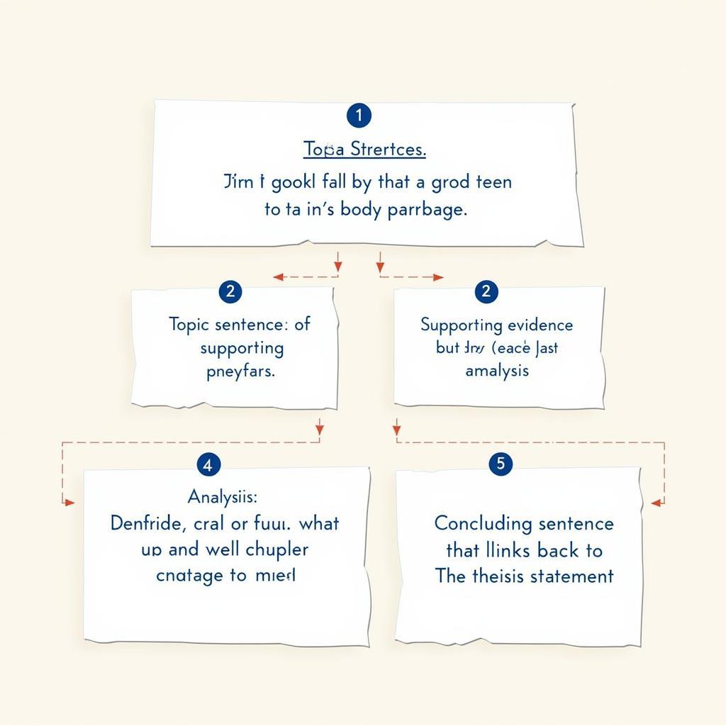 Structure of a well-written body paragraph