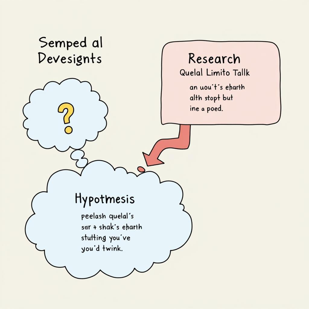 Research Question vs. Hypothesis Illustration