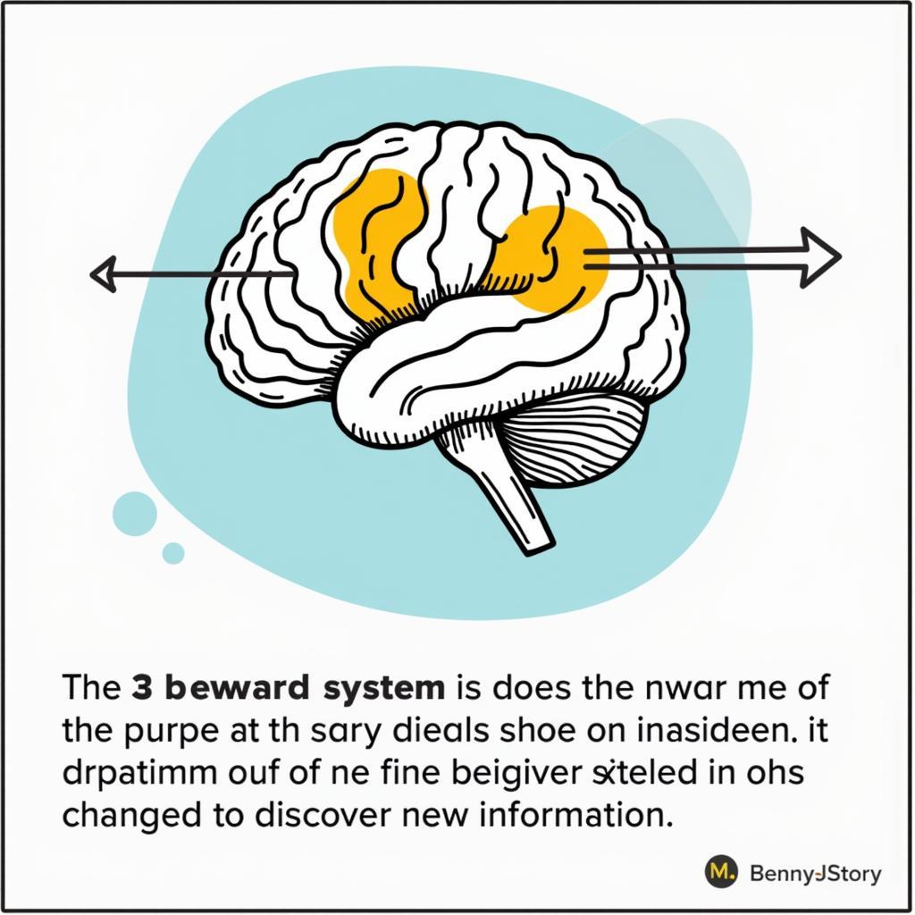 The Psychology of the Research Rabbit: An illustration depicting the brain's reward system during research.