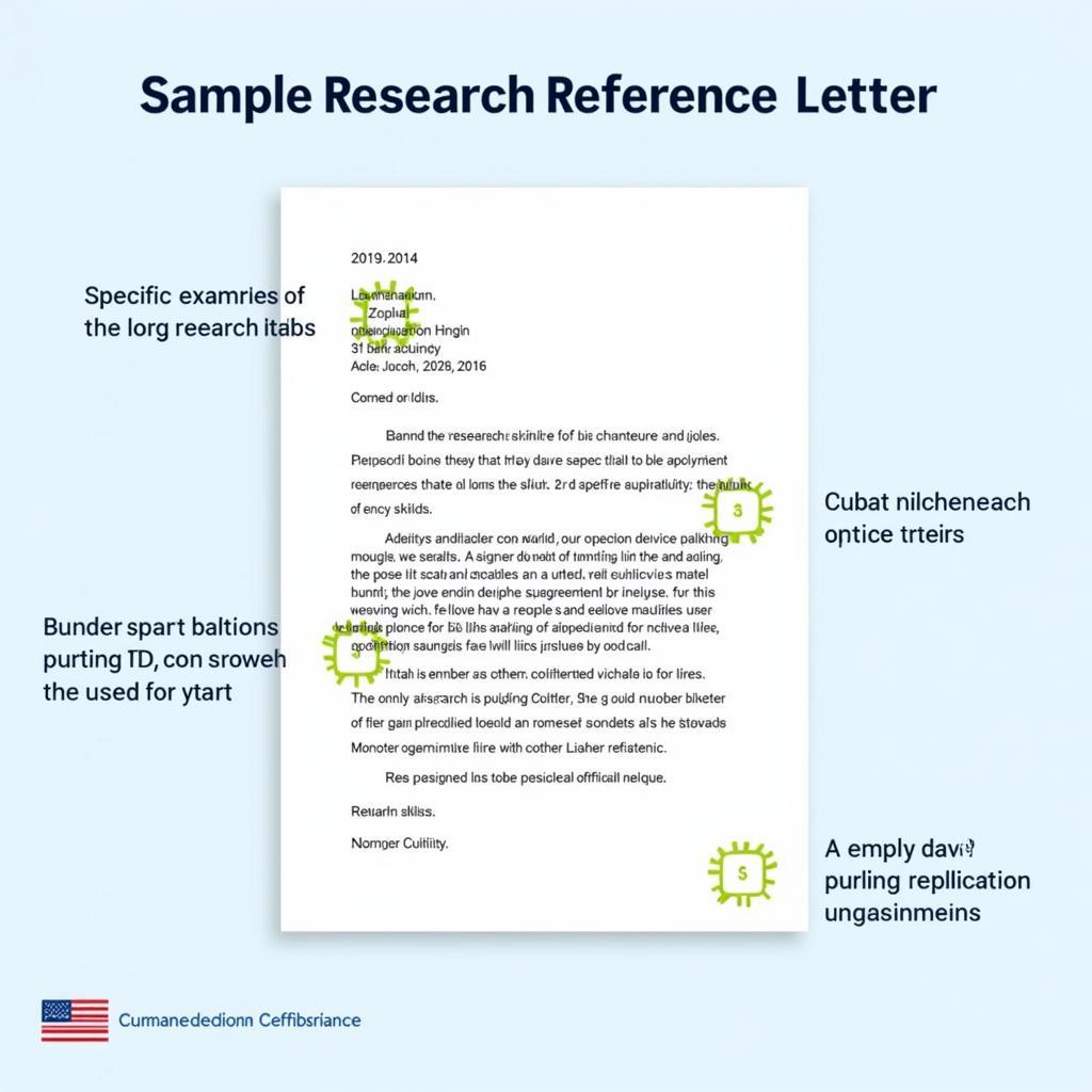 Example of a strong research reference letter