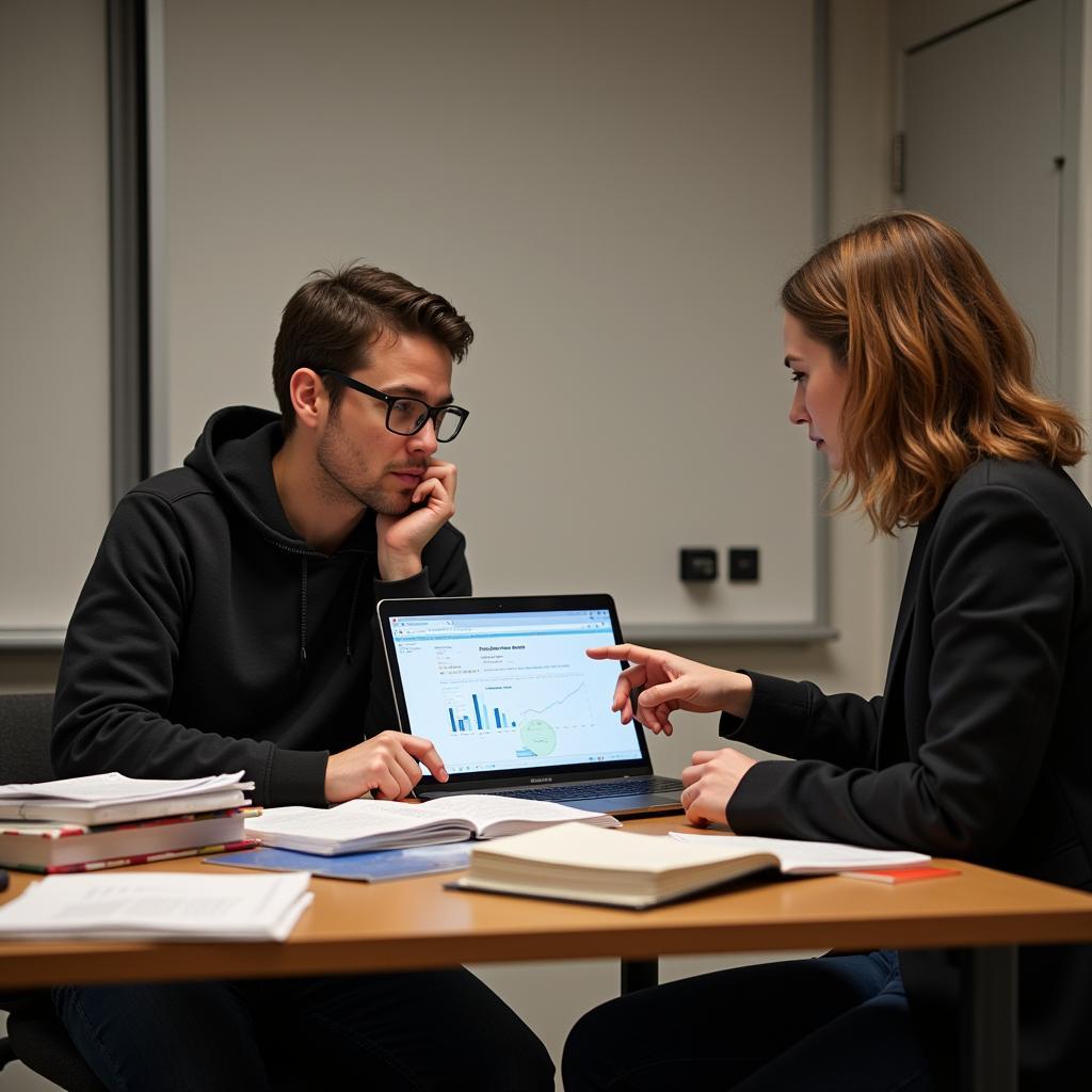 Student Meeting with Professor