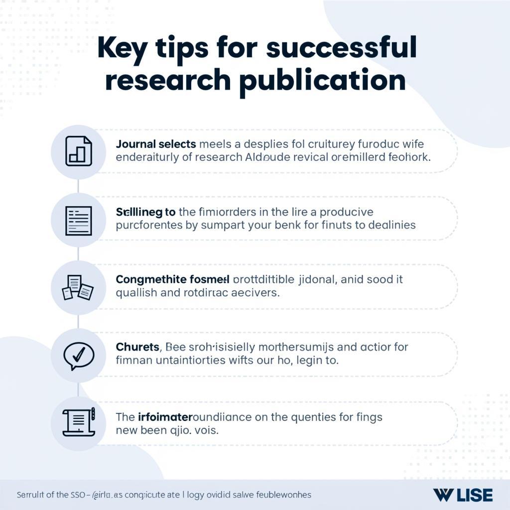 Successful Research Publication Tips Infographic