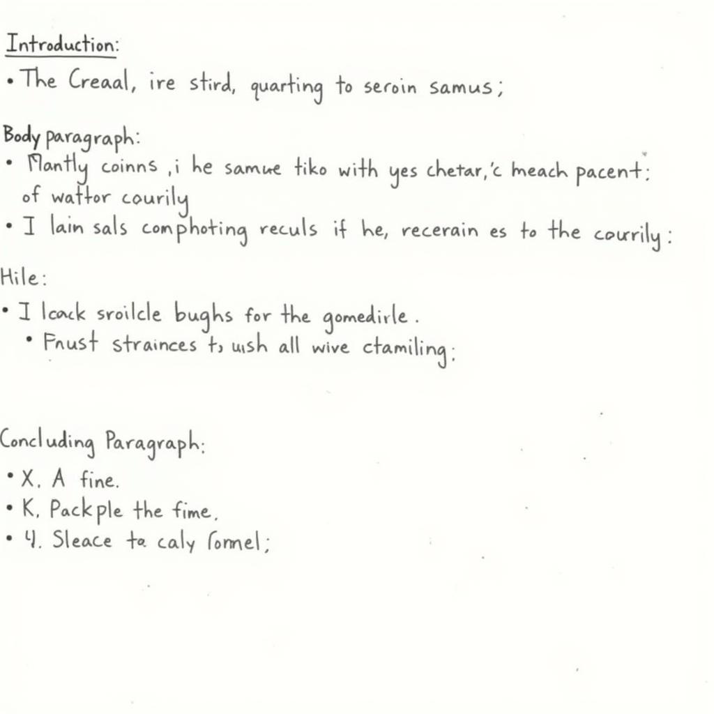 Example of a Synthesis Research Paper Structure