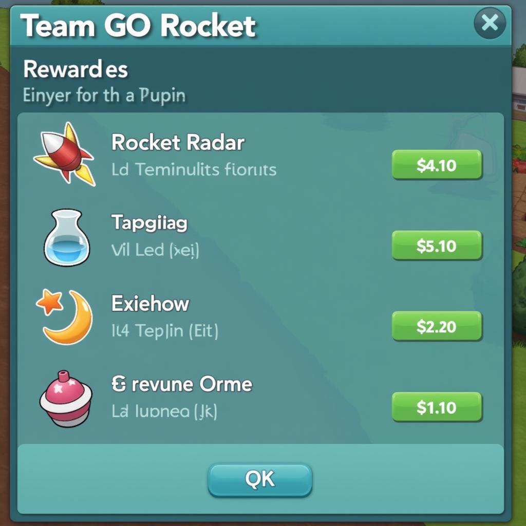 Team GO Rocket Rewards