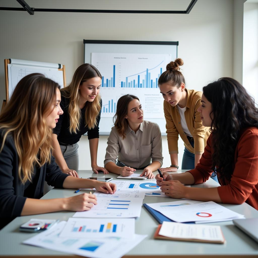 Team of Researchers Collaborating