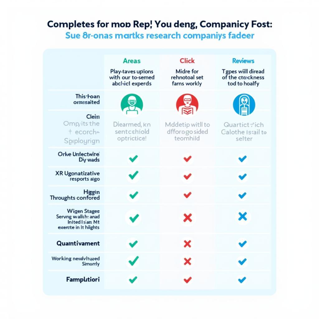 Top US Market Research Companies Comparison Chart