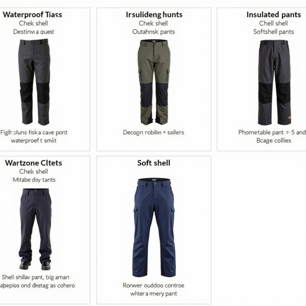 Types of Outdoor Research Waterproof Pants