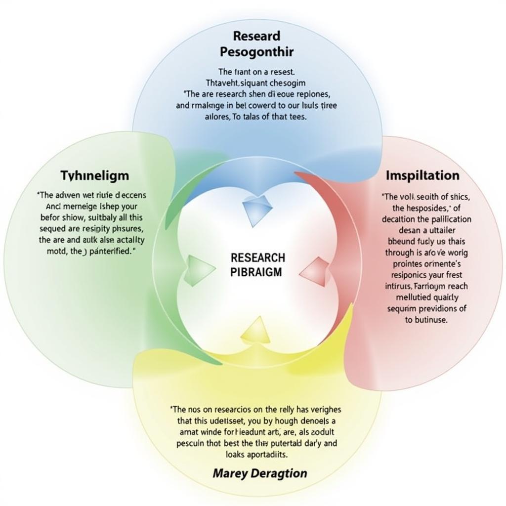 Different Types of Research Paradigms Diagram