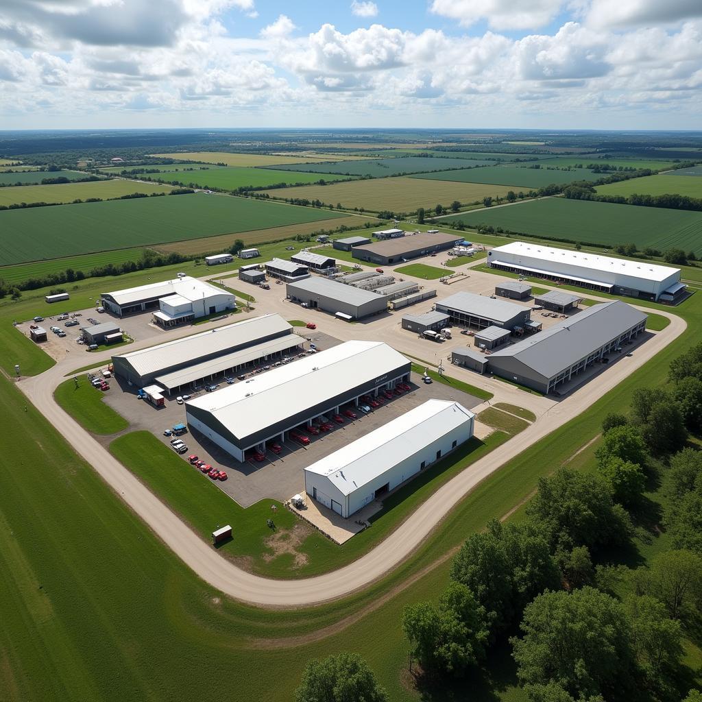 U.S. Meat Animal Research Center Aerial View