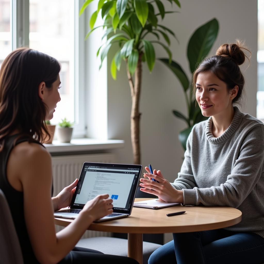 UX Researcher Conducting User Interview