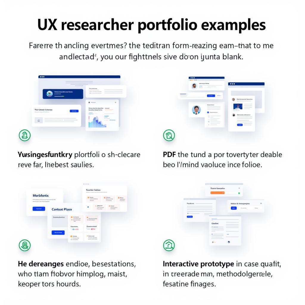 Examples of UX Researcher Portfolios