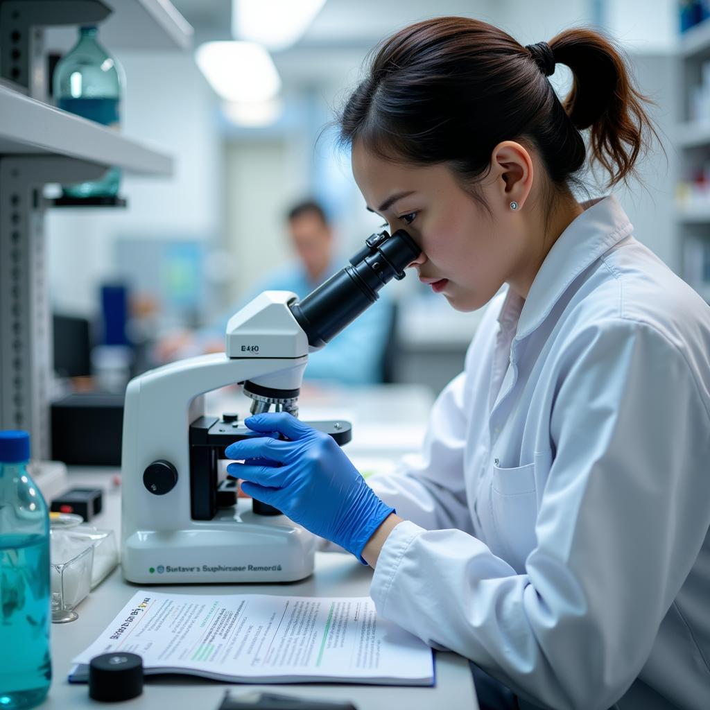 Water Sample Analysis in a Lab