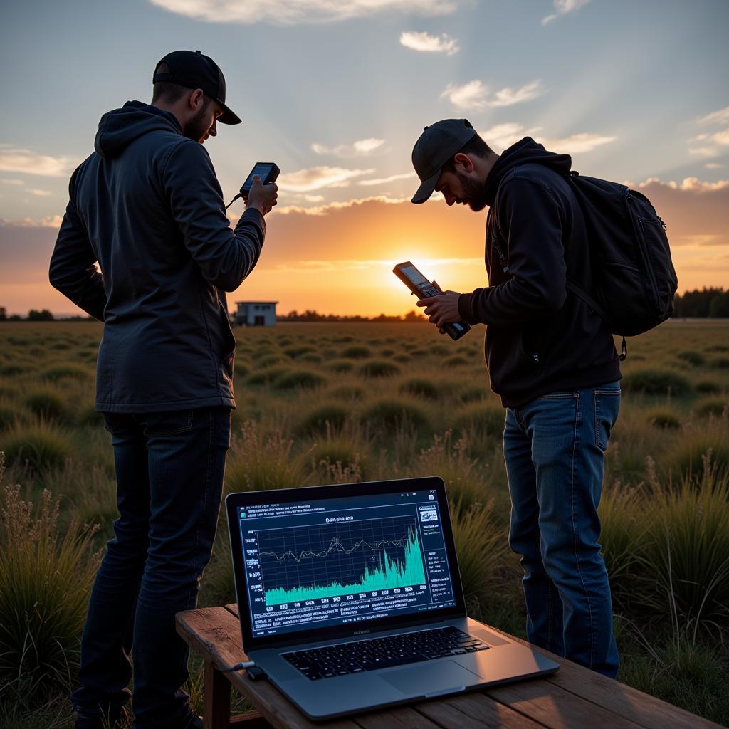 YBRA researchers using advanced technology during a field investigation